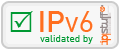 IPv6 validated